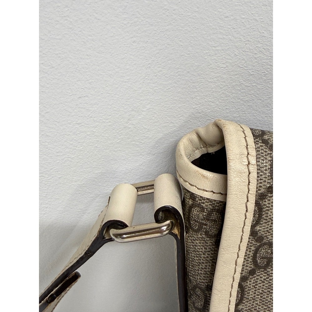 Gucci GG Supreme Beige Messenger Crossbody Bag With COA - Picture 5 of 11